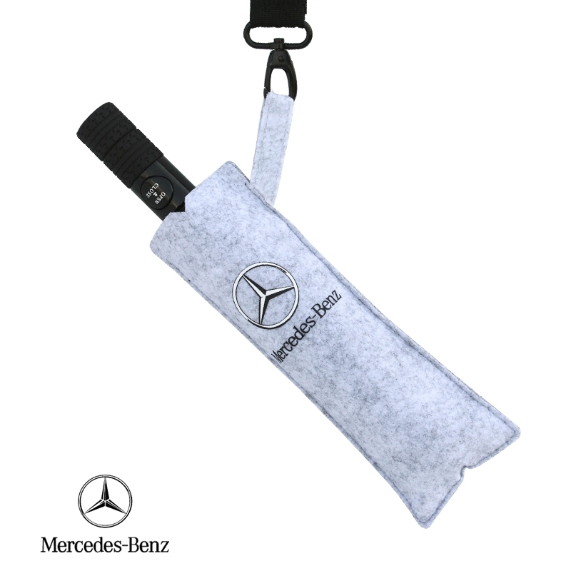 Paraguas Mercedes-Benz – Paraguas plegables automáticos antiviento y de mango largo con revestimiento anti-UV