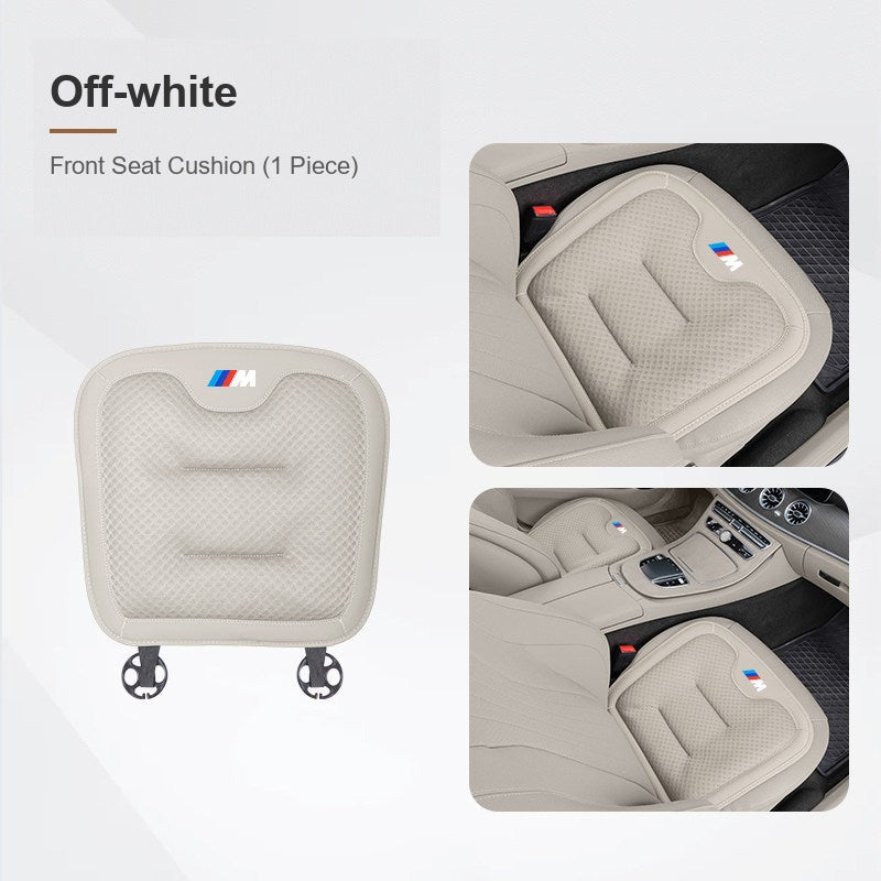BMW ice silk seat cushion, Off-white, Front Seat Cushion (1 Piece)