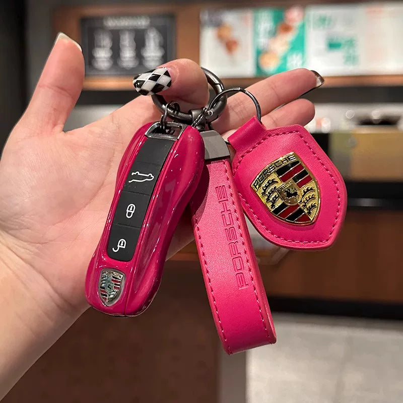 Porsche Signature Gloss Key Shell – 13-Colour Crest Collection and Houndstooth Edition