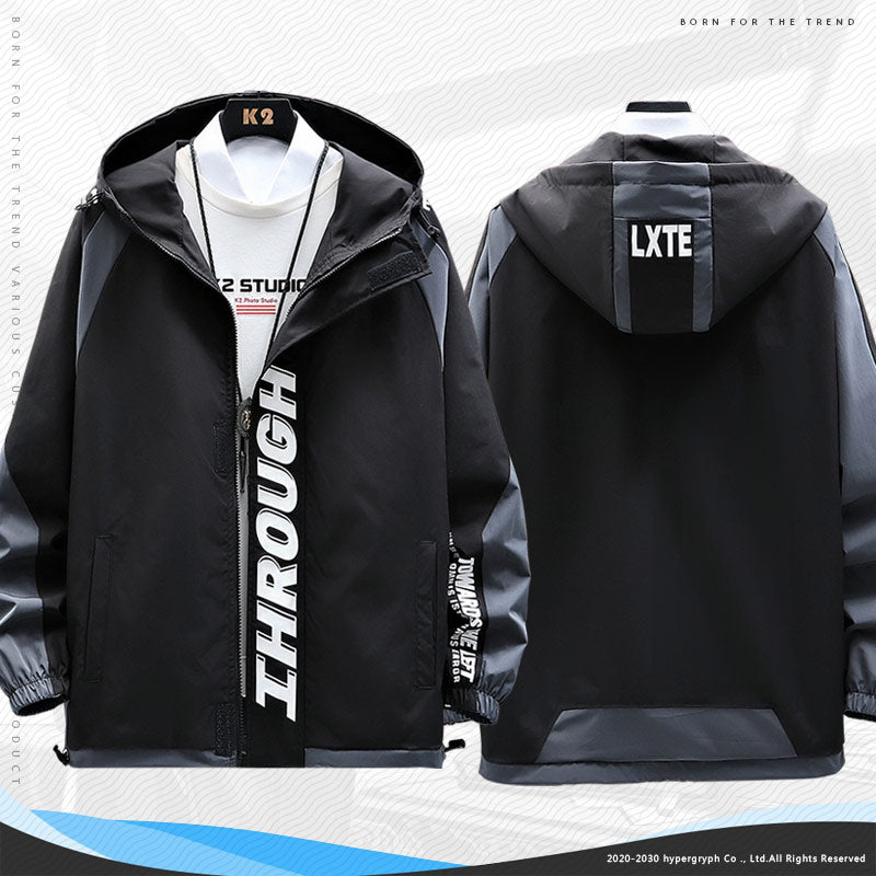 BMW M Power Windbreaker Jacket - Hooded, Customizable Graphics