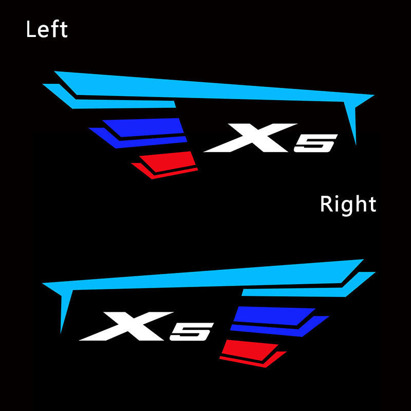 BMW X5 door projector left and right logo pattern