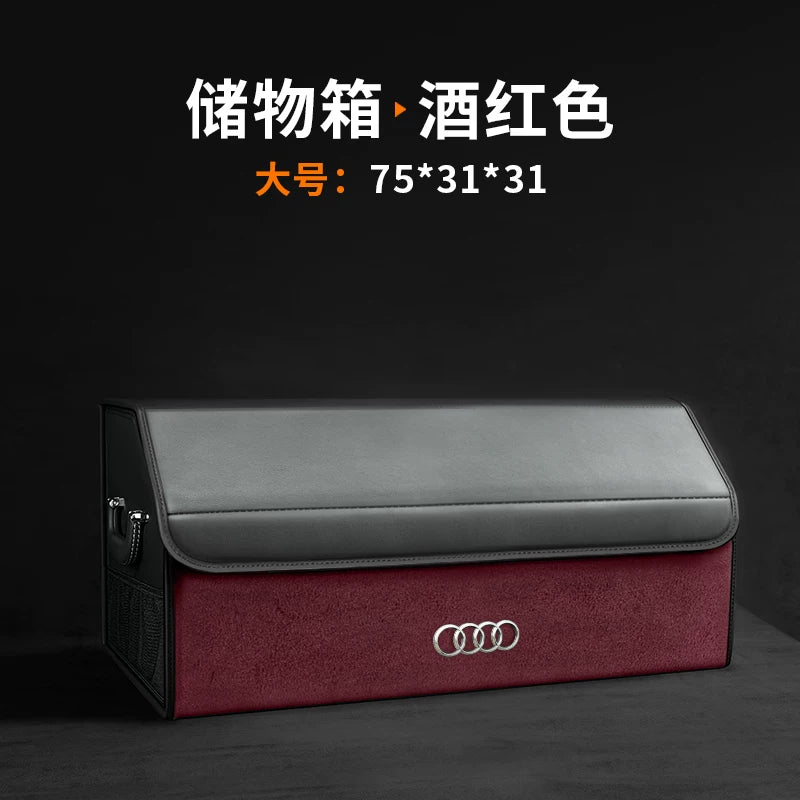 Audi trunk storage box A4L/Q5L/A6L/Q3/Q7/Q2L/A8/A5/A3 car storage box