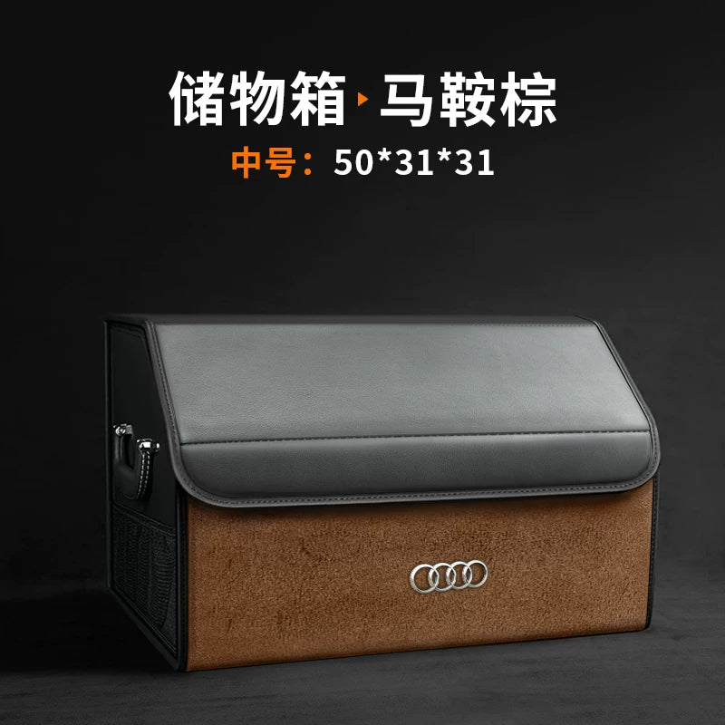 Audi trunk storage box A4L/Q5L/A6L/Q3/Q7/Q2L/A8/A5/A3 car storage box