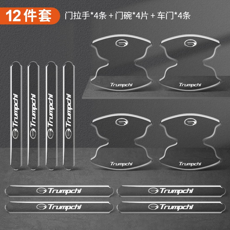 Car door handle stickers, door bowl protectors, anti-scratch scratch protectors, transparent paint protective films, decorative supplies