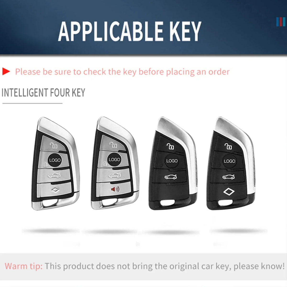 BMW key cover applicable key compatibility chart