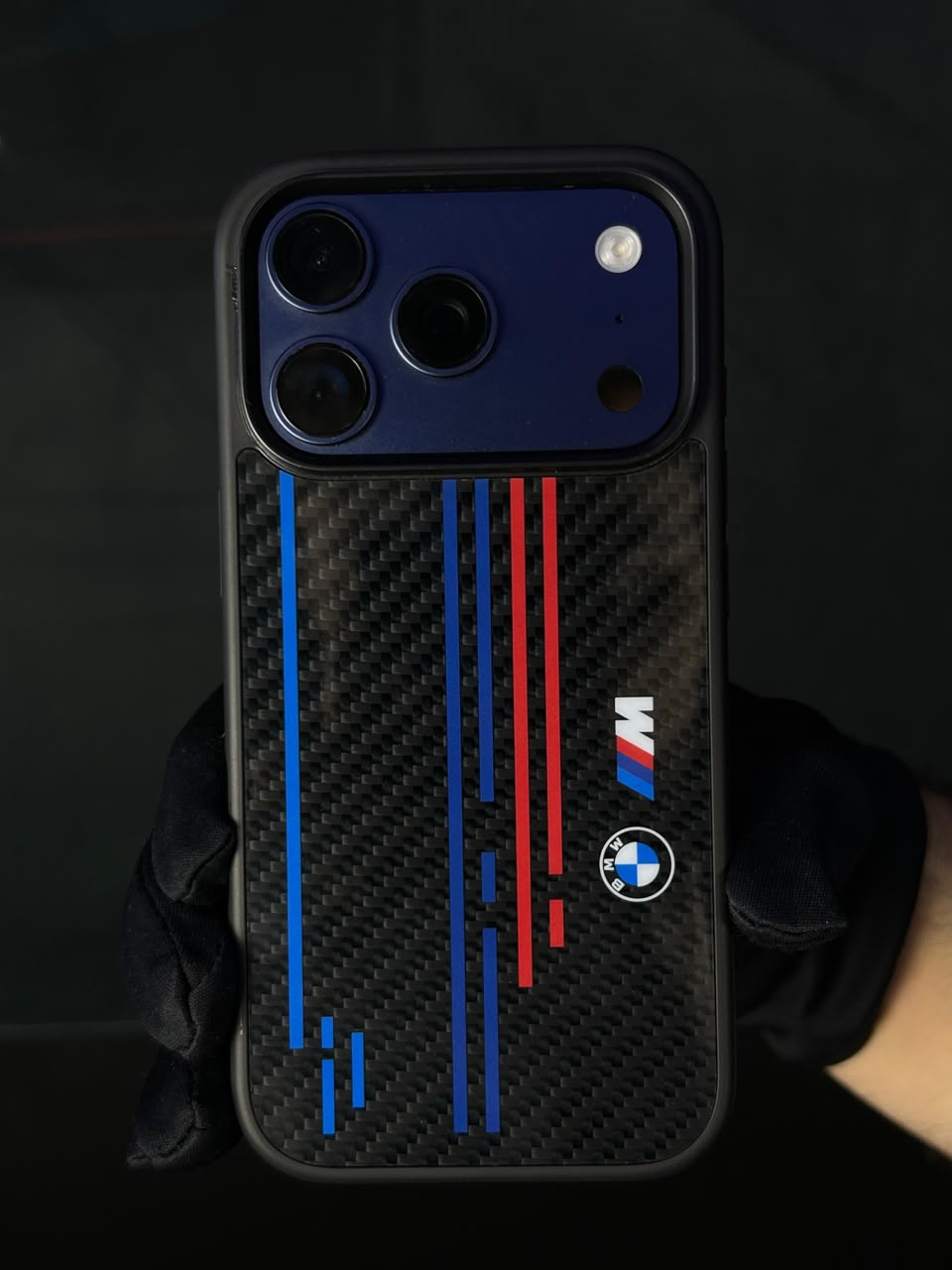 BMW M Carbon Fiber iPhone Case – Glass Carbon Look | iPhone X to iPhone 17