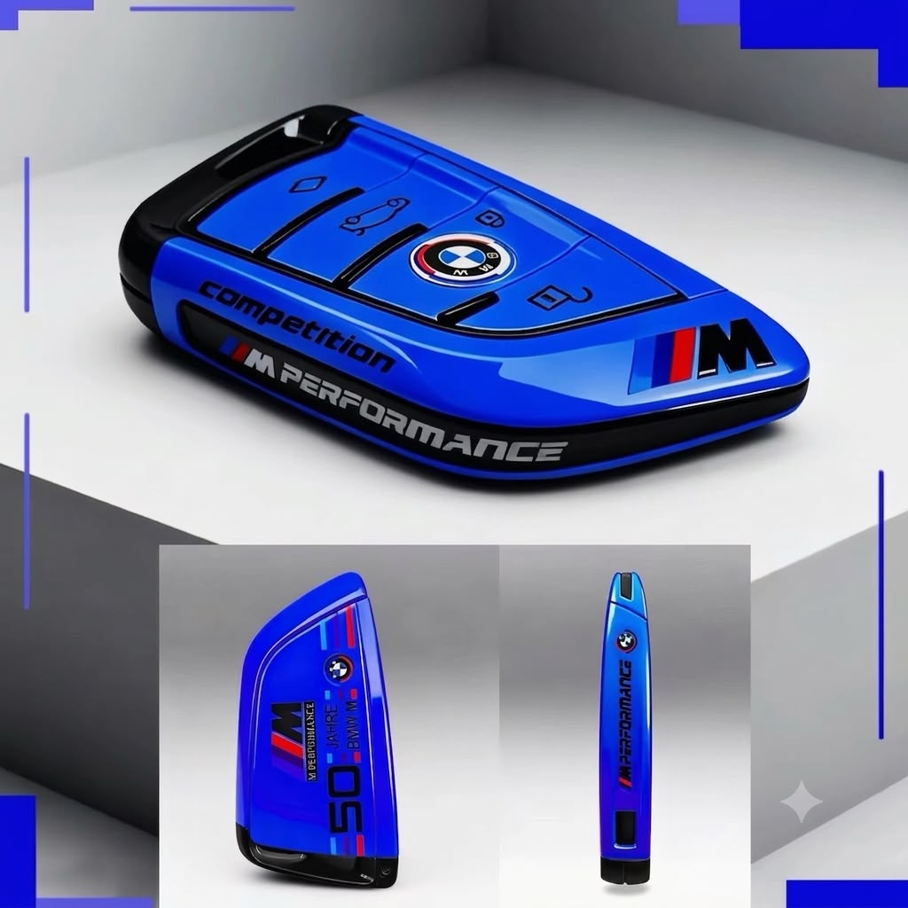 BMW Custom Key Shell – Full Key Replacement, Color-Change Edition (3/5/7 Series, X1-X6)