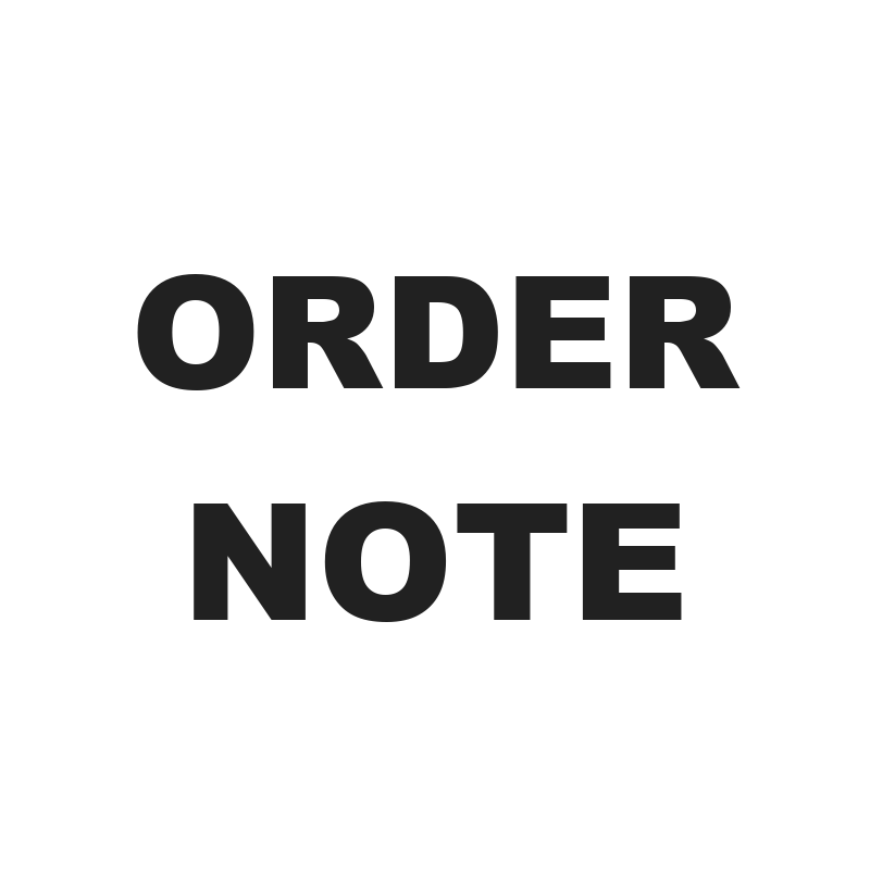 Order note option for custom emblem requests