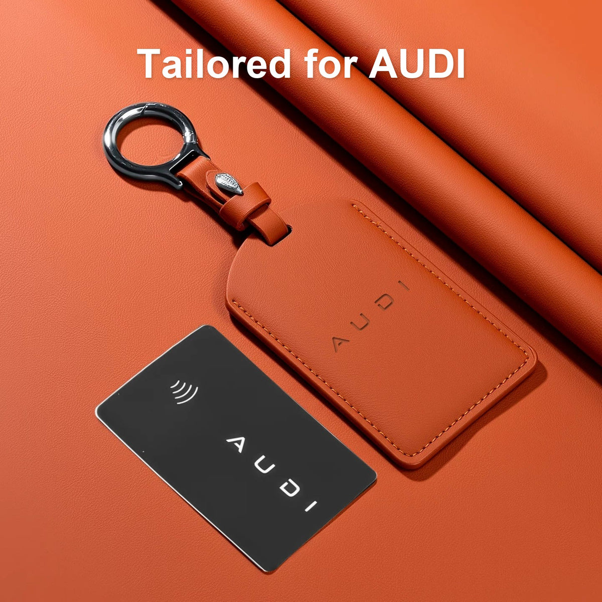Audi card key case tailored for the Audi E5 Sportback card key