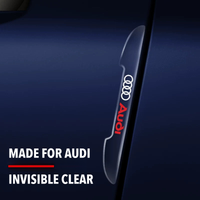 Audi Prestige Door Edge Guards – Crystal Clear & Carbon Look Anti-Scratch Strips