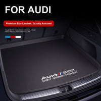Audi Grand Touring Trunk Mat – Eco Nappa Leather with 3D Raised-Edge Fit