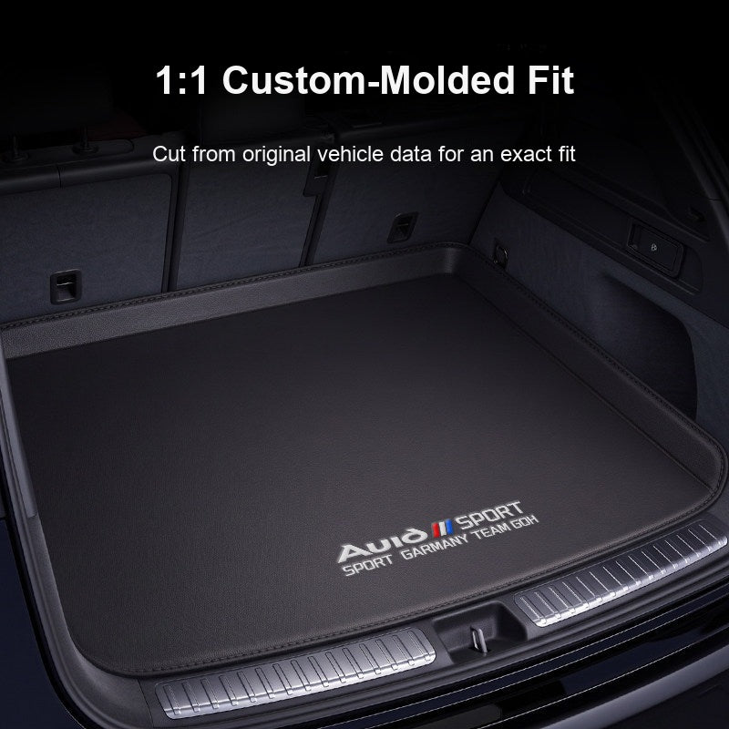 1:1 custom-molded Audi trunk mat