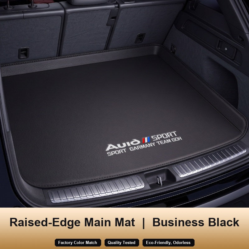 Audi trunk mat – Raised-Edge Main Mat, Business Black