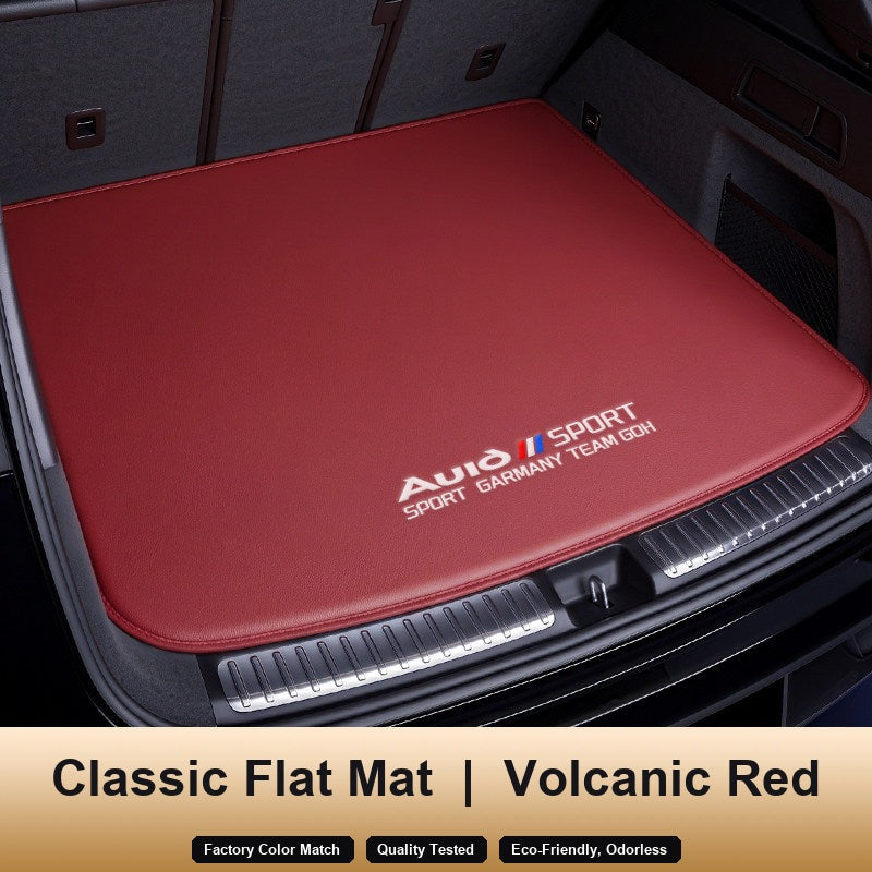 Audi trunk mat – Classic Flat Mat, Volcanic Red