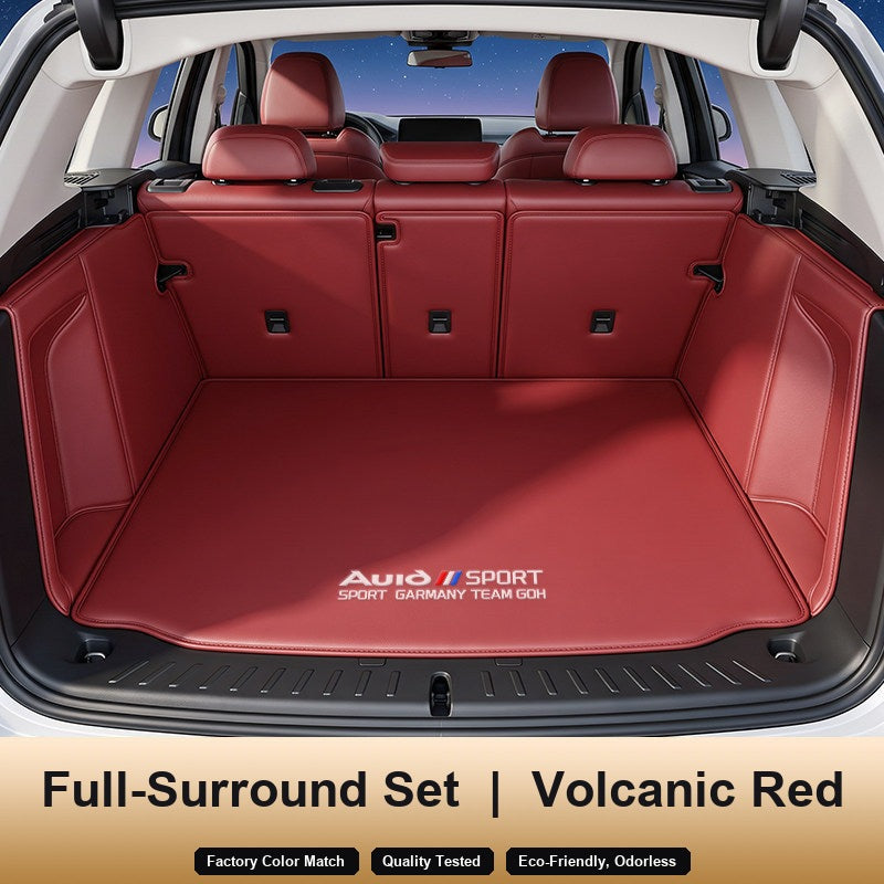 Audi trunk mat – Full-Surround Set, Volcanic Red