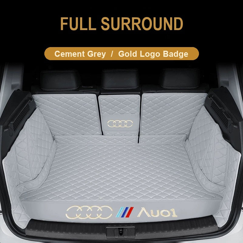 Audi trunk mat – Full Surround – Cement Grey