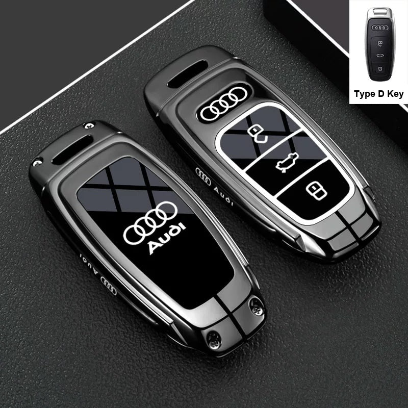 Gunmetal Black Audi Type D key case