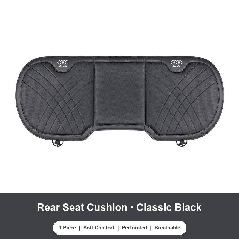 Audi nappa Rear Seat Cushion in Classic Black