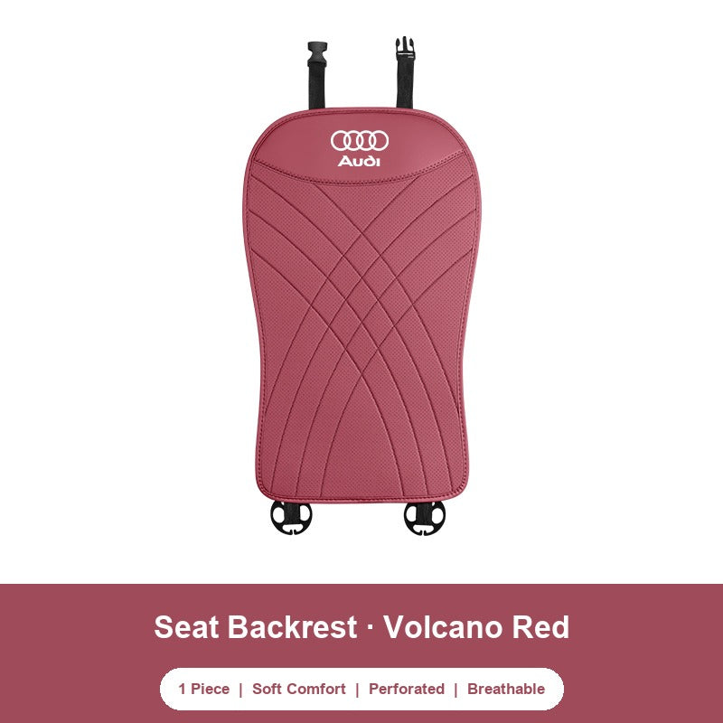 Audi nappa Seat Backrest in Volcano Red