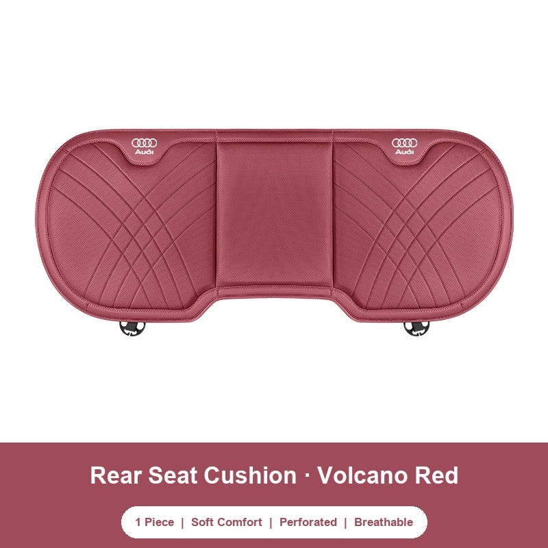 Audi nappa Rear Seat Cushion in Volcano Red