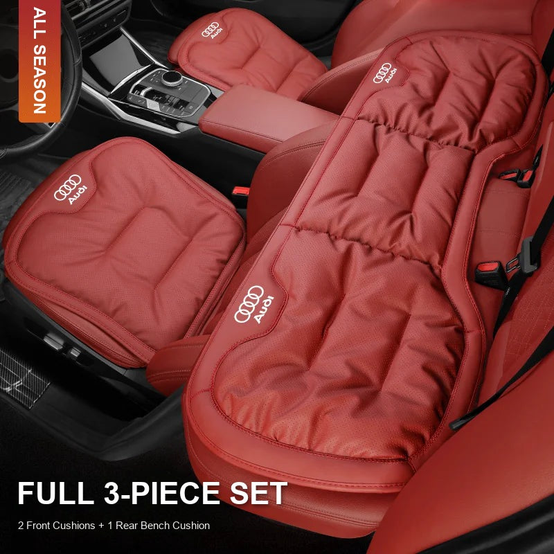 Audi nappa seat cushion full 3-piece set, front and rear