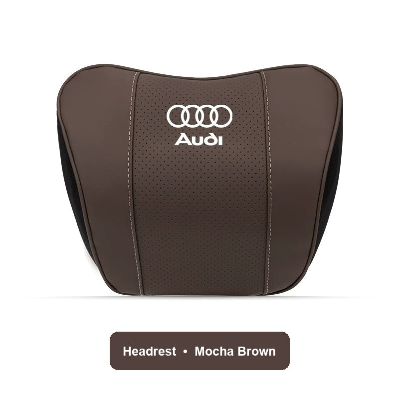 Audi Headrest in Mocha Brown