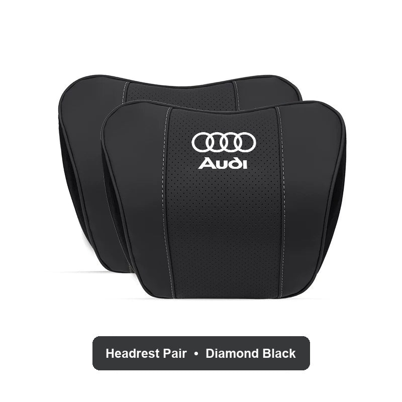 Audi Headrest Pair in Diamond Black