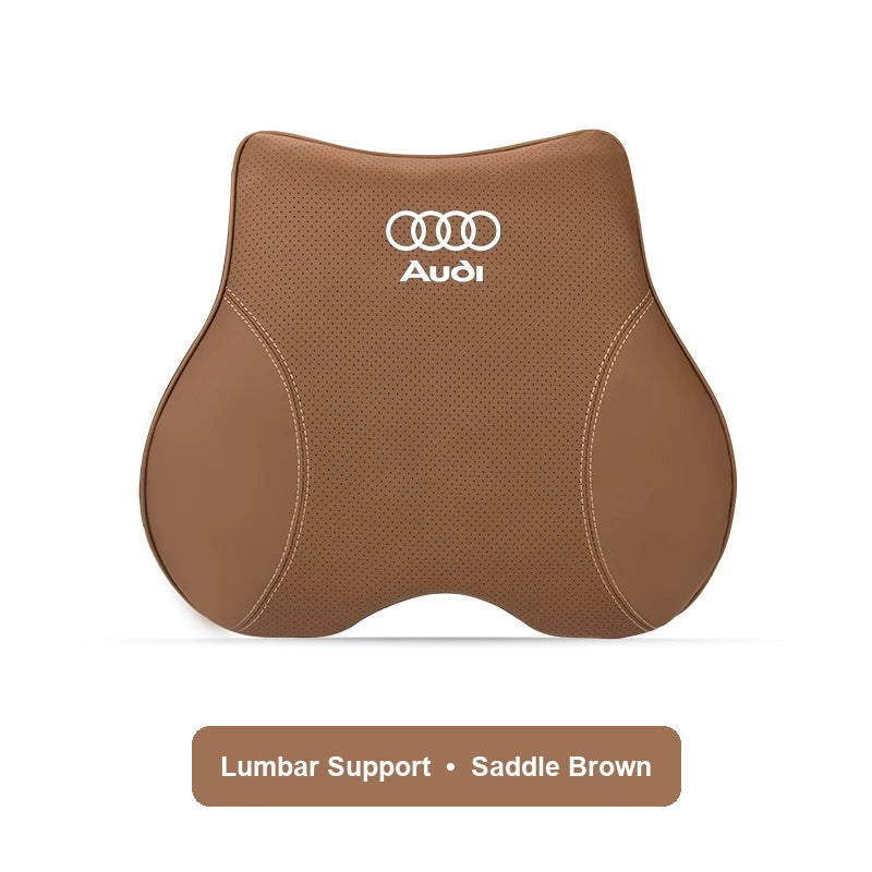 Audi Lumbar Support in Saddle Brown