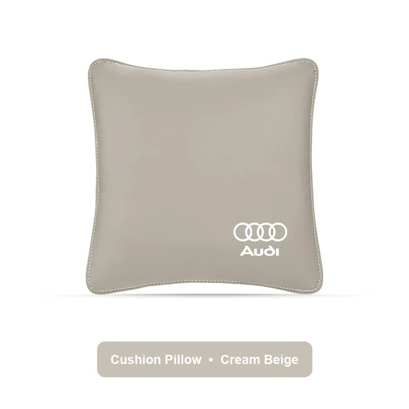 Audi Cushion Pillow in Cream Beige