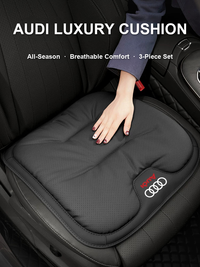 Audi Elite Cloud-Top Seat Cushions – Perforated Breathable All-Season Comfort