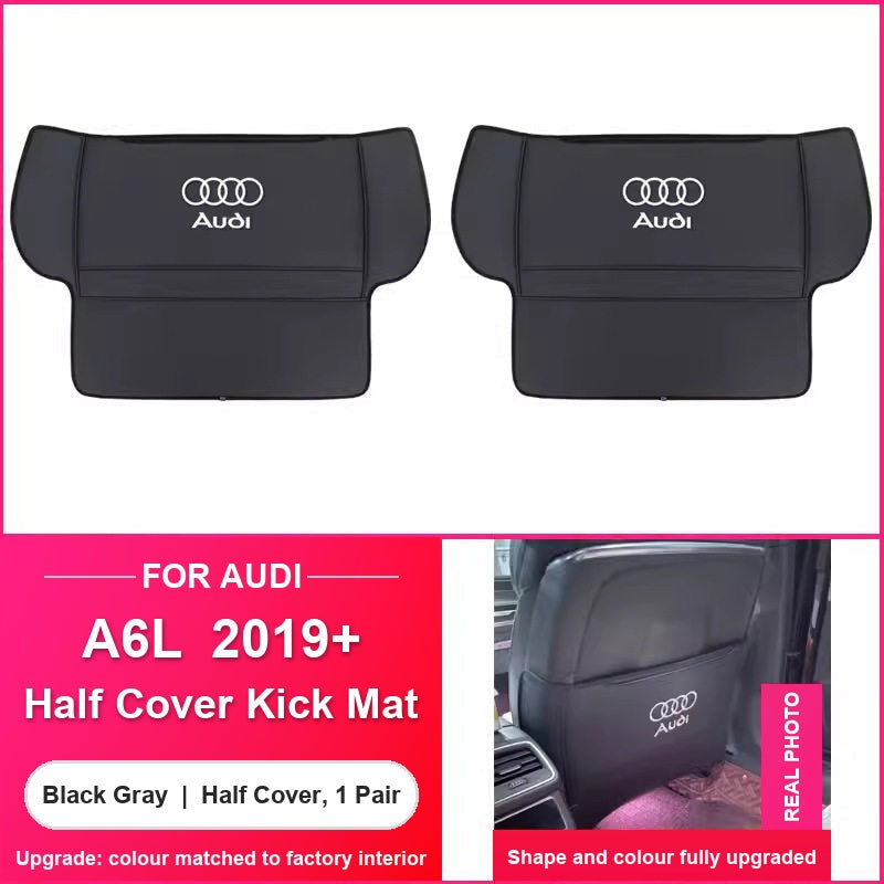 Audi A6L half cover seat kick mat pair