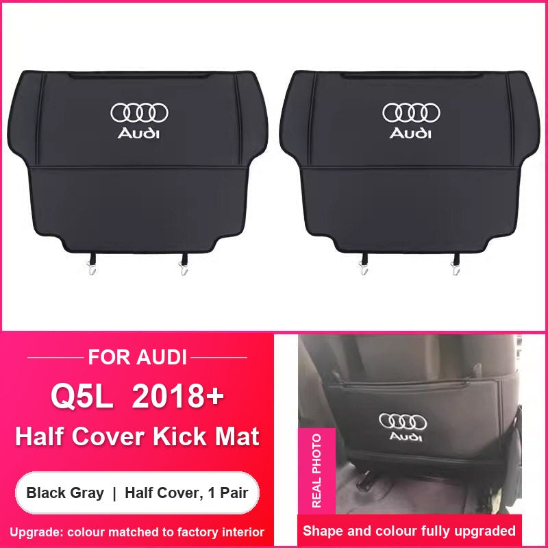 Audi Q5L half cover seat kick mat pair