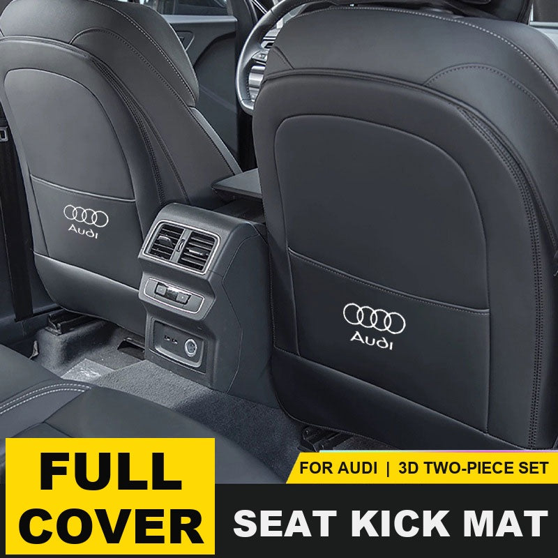 Audi full cover 3D seat kick mat two-piece set