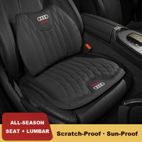 Audi Signature Seat Cushion and Lumbar Support – All-Season Breathable Comfort Edition
