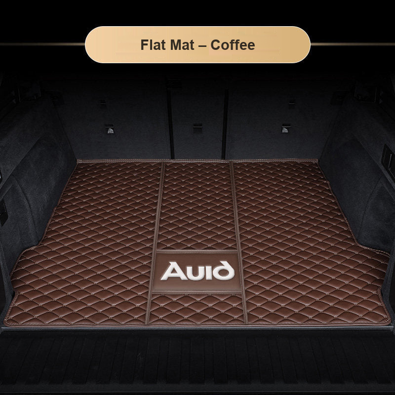 Audi trunk mat – Flat Mat – Coffee