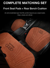Audi Sculpted Suede Seat Cushion Collection – Breathable All-Season Comfort in 7 Colours