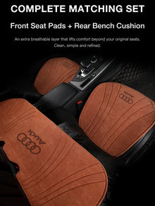 Audi Sculpted Suede Seat Cushion Collection – Breathable All-Season Comfort in 7 Colours
