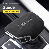Audi Signature Suede Gear Selector Sleeve – Plush Racing Suede with S line Option