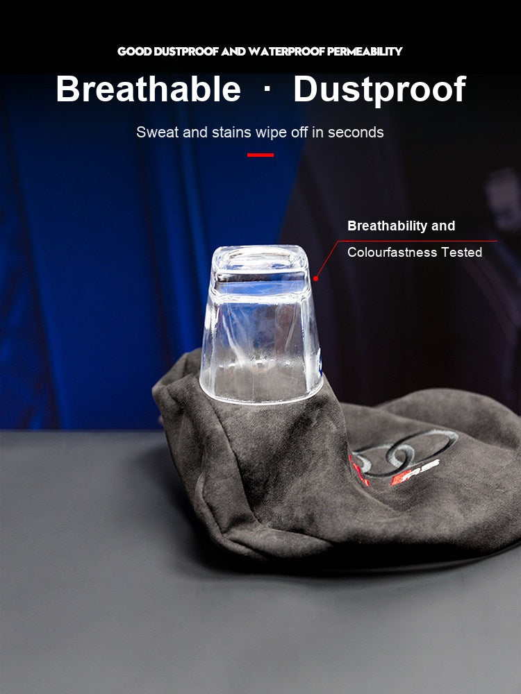 Breathable dustproof suede fabric of the Audi headrest pillow