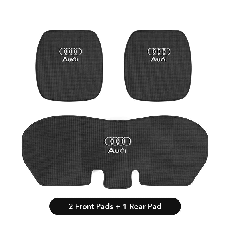 Audi Grand Touring seat cushion – Black 3-piece seat pads, 2 front + 1 rear