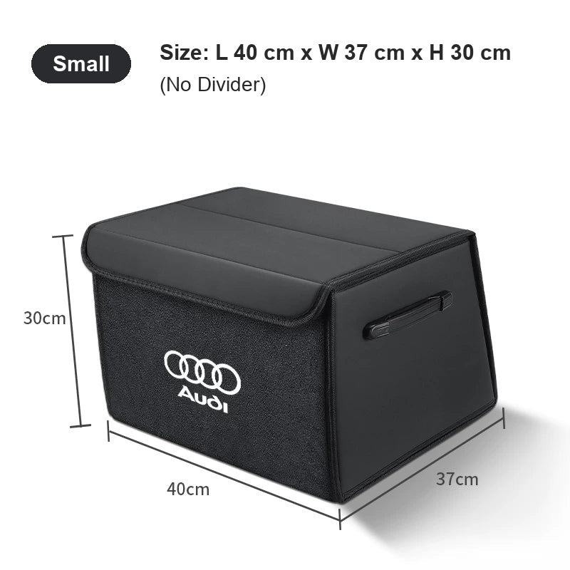 Audi trunk organizer Small in Quiet Black