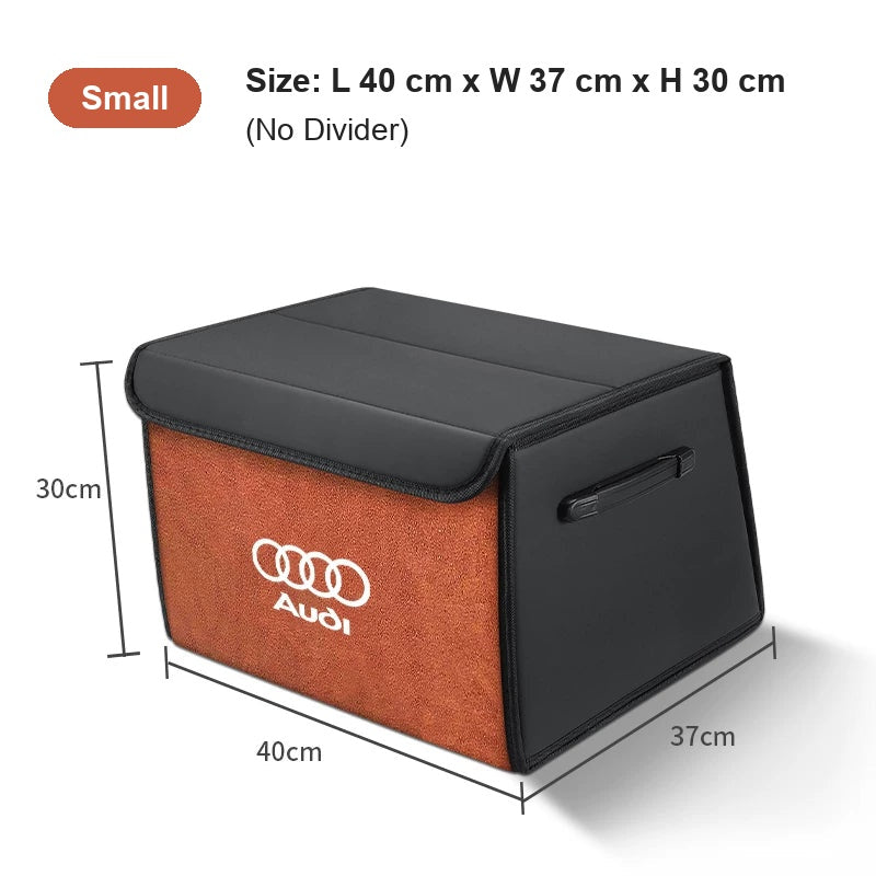 Audi trunk organizer Small in Vibrant Orange