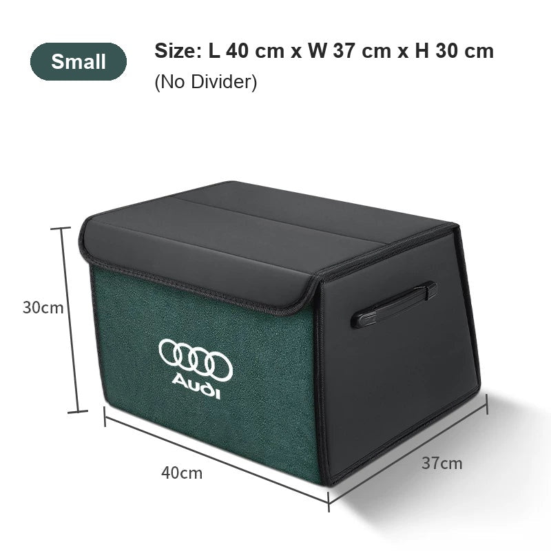 Audi trunk organizer Small in Emerald Green