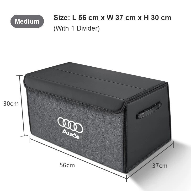 Audi trunk organizer Medium in Starry Gray