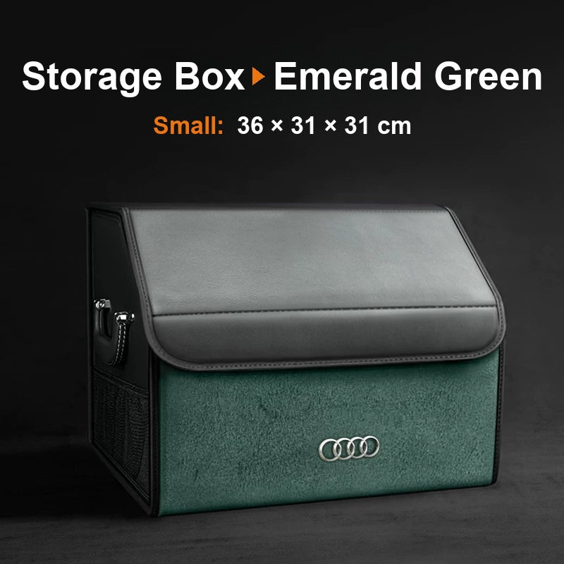 Audi trunk organizer Upgraded Edition, Small, Emerald Green
