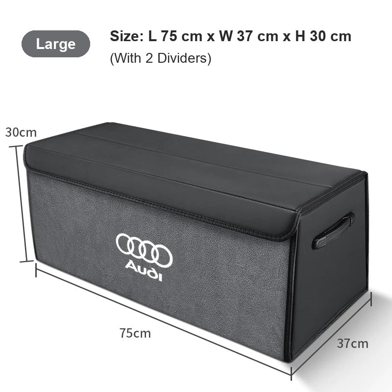 Audi trunk organizer Large in Starry Gray