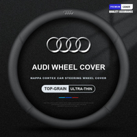 Audi Prestige Top-Grain Leather Steering Wheel Cover – Perforated Ultra-Thin Grip Edition
