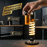 Lampe de bureau amortisseur de suspension – Cadeau original pour passionnés d'auto