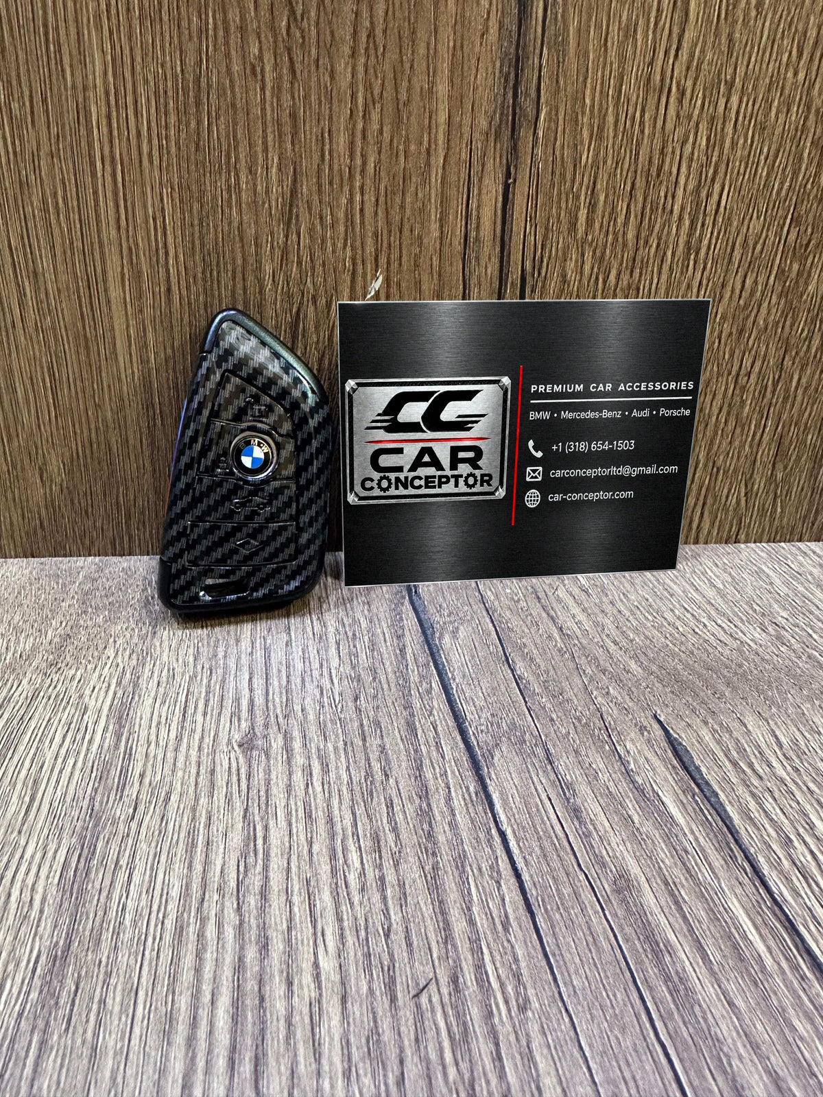 BMW carbon fiber look key cover G Series fit