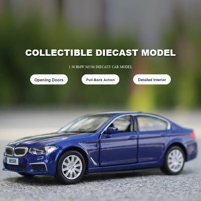 Collectible BMW M550i diecast model